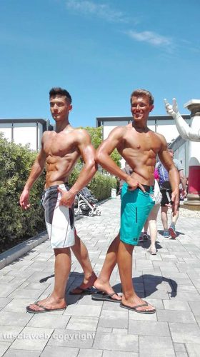 Da destra Alessio Clementucci ed Edoardo Latini