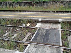 Degrado alla stazione di Grotte Santo Stefano