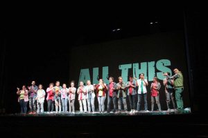 Viterbo - Teatro dell'Unione - Un momento dello spettacolo "All this"