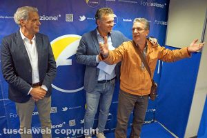 Viterbo - Giovanni Arena, Gianmaria Santucci e Roberto Talotta
