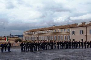 Roma - Gli allievi marescialli viterbesi al cambio della guardia al Quirinale