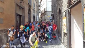 Elezioni comunali - Pulizie in centro per Viterbo 2020