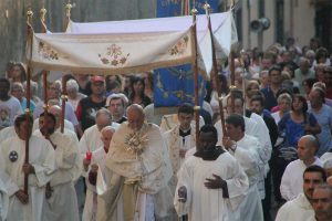 Viterbo - La processione del Corpus Domini