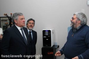 Viterbo - Antonio Tajani nella sede di Tusciaweb