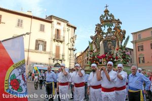 Viterbo - Il trasporto di Santa Maria Liberatrice