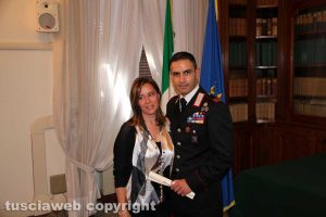 Il cavaliere Mario Formisano e la moglie