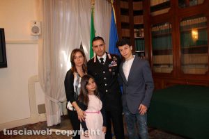 Il cavaliere Mario Formisano e la famiglia