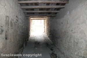 Bagnaia - L'accesso dal parcheggio a via Barozzi
