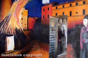Bagnaia - Il murales