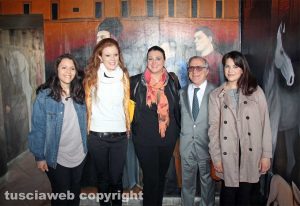Bagnaia - Il murales - Foto di gruppo