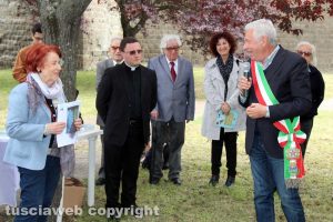 Viterbo - L'intitolazione del parco a Gilberto Pietrella