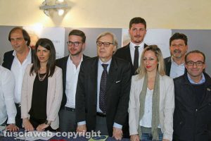 Sutri - Vittorio Sgarbi presenta la sua lista