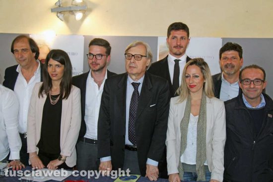 Sutri - Vittorio Sgarbi presenta la sua lista