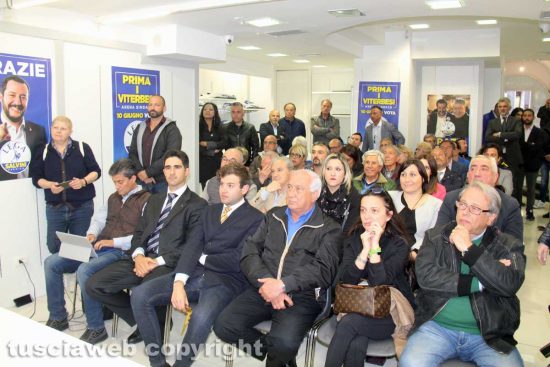 Lega - La presentazione della lista alle comunali