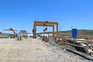 Monteromano - I lavori per la costruzione della trasversale