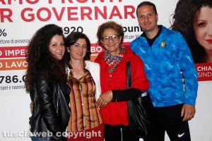 Viterbo - Chiara Frontini, Marilena Ponzio, Anna Rita Petroselli e Francesco Meli