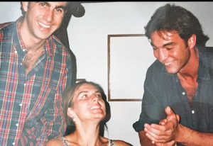 Nicoletta Ascenzi con i fratelli Guglielmo e Raffaele