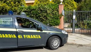 Tarquinia - Guardia di finanza - La villa sottoposta a sequestro