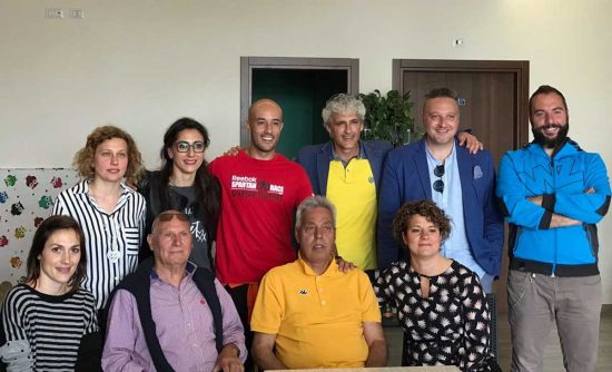 Vignanello - Federico Grattarola con ii candidati della lista Vignanello ne cuore