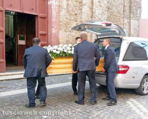 Capranica - I funerali di Alessandro Salvati