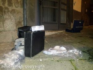 Viterbo - Omicidio in via Fontanella del Suffragio - L'intervento della polizia