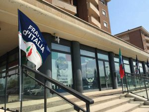 Viterbo - Casa tricolore - La sede di Fratelli d'Italia