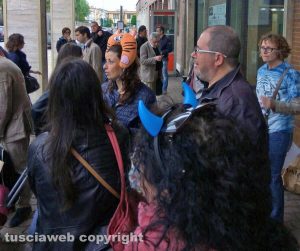 La protesta del Comitato pendolari Orte 