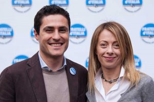 Andrea Micci e Giorgia Meloni