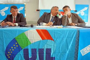 Viterbo - Giancarlo Turchetti, Alberto Civica e il segretario organizzativo nazionale Pierpaolo Bombardieri