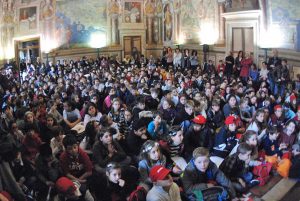 La premiazione del concorso "La léngua vitorbese" nel 2018