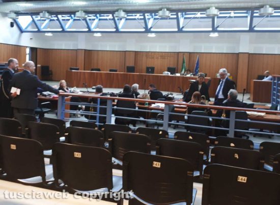 Viterbo - Un'aula del tribunale
