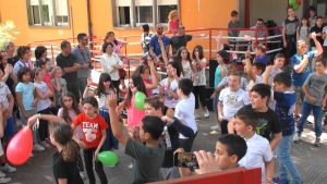 Viterbo - La festa finale dei ragazzi del VA e del VB della Volta 