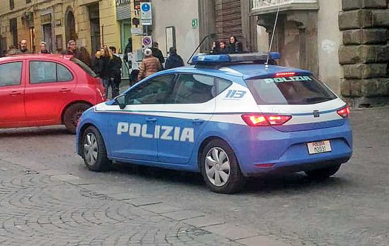 Viterbo - Polizia in centro