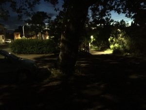 Viterbo - La piazza di Tobia al buio