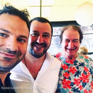 Matteo Salvini al Borgo di Bagnaia