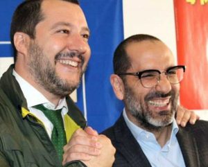 Matteo Salvini e Leonardo Latini