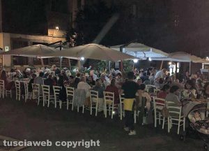 Viterbo - La cena dell'associazione Abc