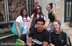 Studenti del liceo Buratti