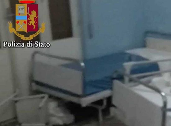 Ragusa - La polizia nella casa di riposo