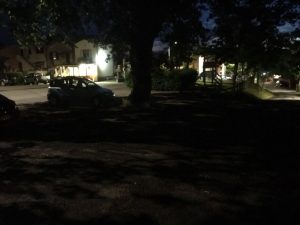 Viterbo - La piazza di Tobia al buio