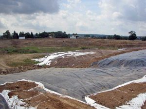 Vetralla-Cinelli - I lavori di messa in sicurezza della discarica nel 2009