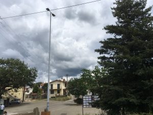 Viterbo - La piazza di Tobia con la nuova illuminazione