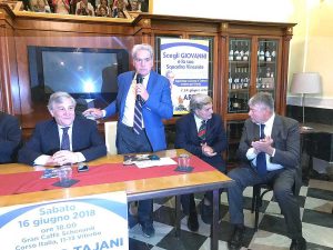Viterbo - L'incontro "Più Viterbo, più Europa" con Giovanni Arena e Antonio Tajani