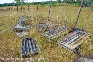 Vetralla-Cinelli - I sondaggi del 2006 abbandonati nella discarica