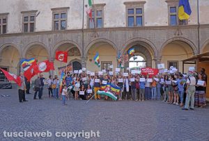 Viterbo - Il presidio Arci "Aprite i porti"