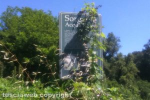 Viterbo - La sorgente dell’Acqua rossa