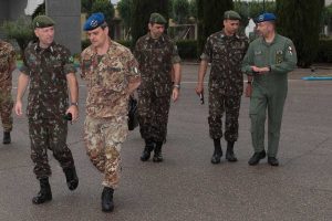 Una delegazione dell'esercito brasiliano a Viterbo