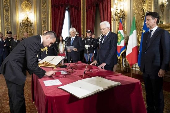 Quirinale - S'insedia il governo Conte - Di Maio firma
