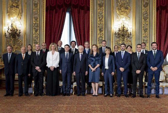 Il governo Conte al Quirinale