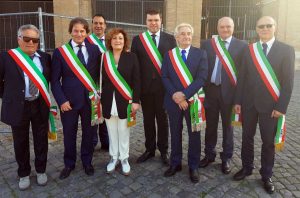 Roma - I sindaci della Tuscia alla sfilata del 2 giugno